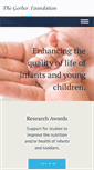 Mobile Screenshot of gerberfoundation.org